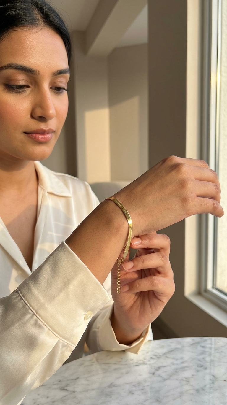 Golden Flow Bracelet