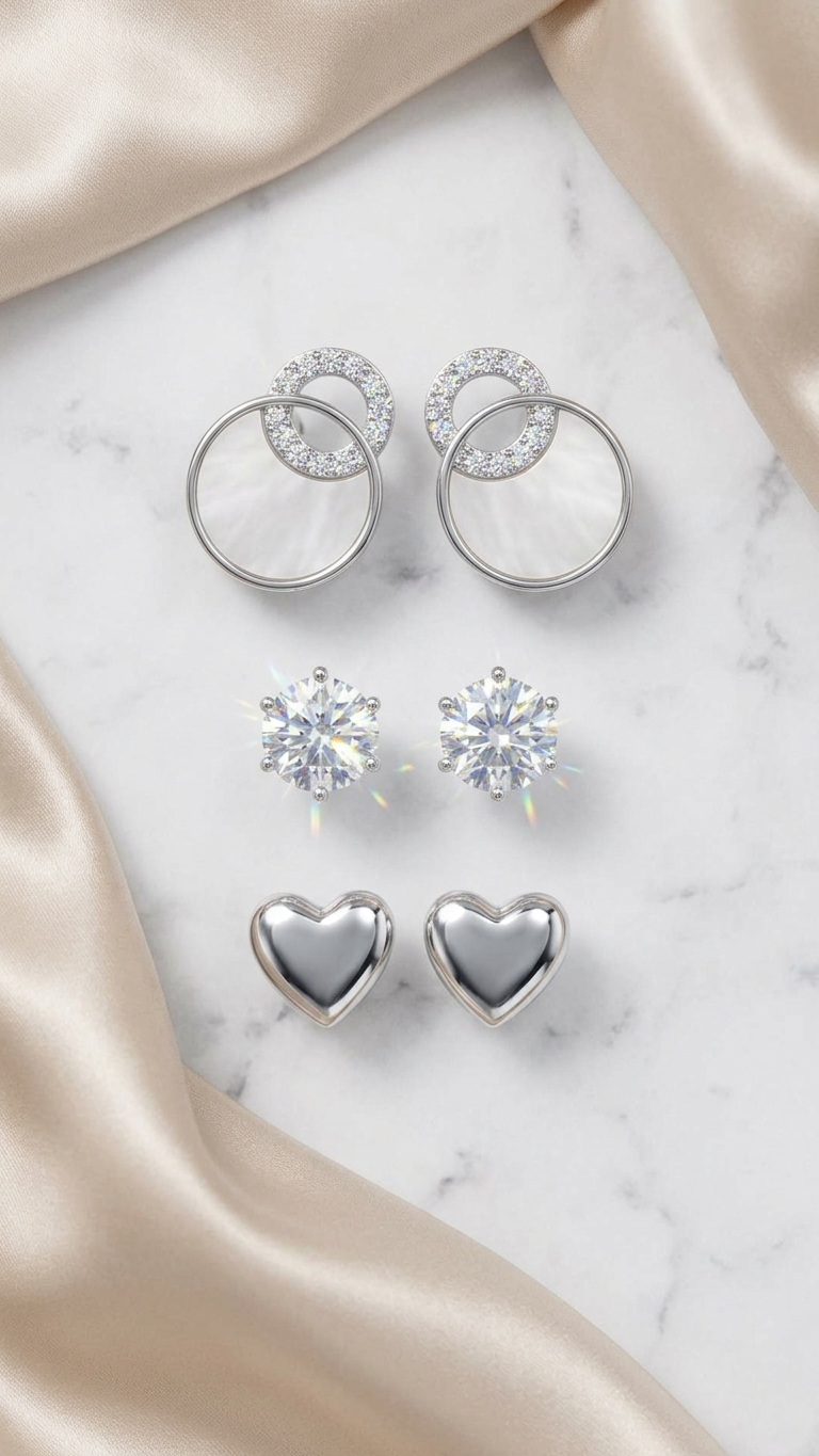 Celeste Trio Earring Set