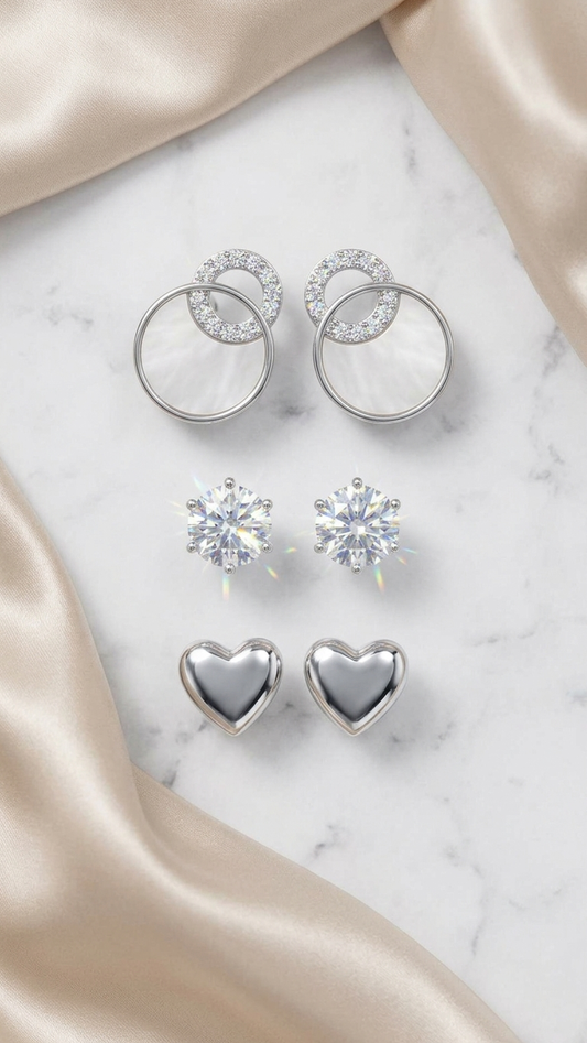 Celeste Trio Earring Set