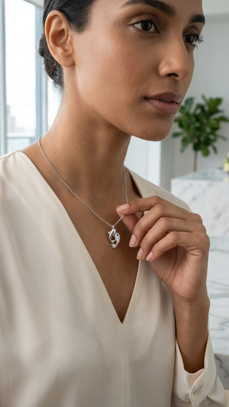 Silver Embrace Pendant
