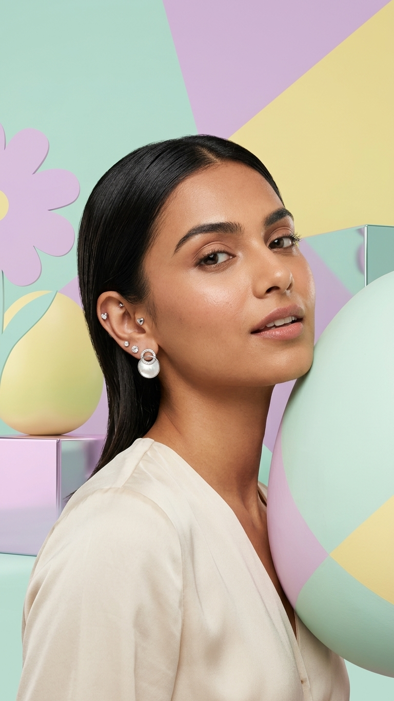 Celeste Trio Earring Set