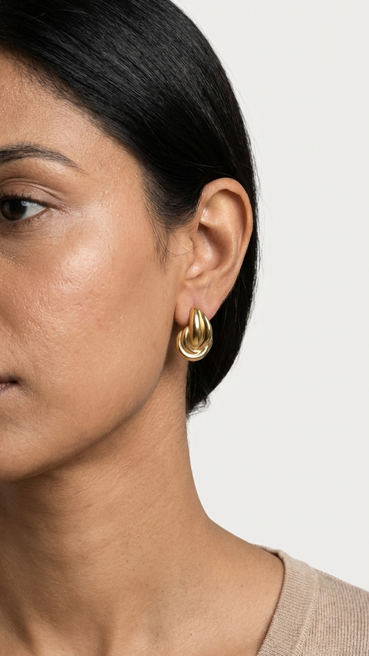 Molten Gold Earrings