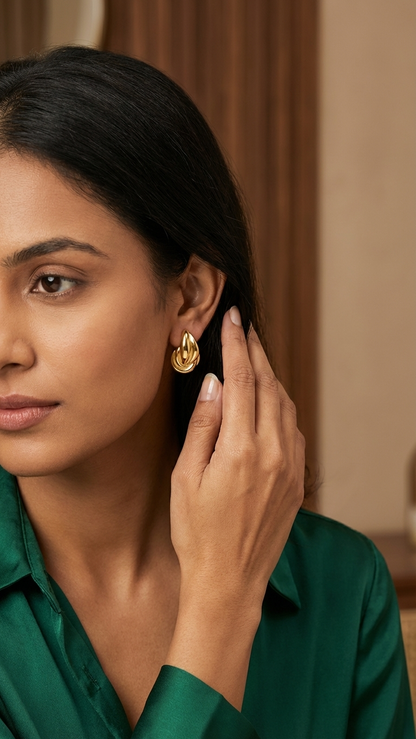 Molten Gold Earrings