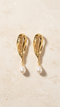 Golden Pearl Grace Earrings