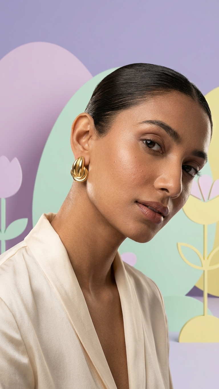 Molten Gold Earrings