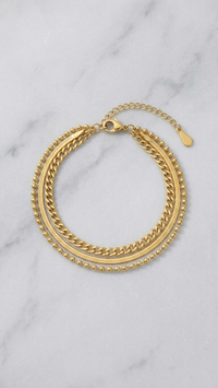 Golden Trinity Bracelet
