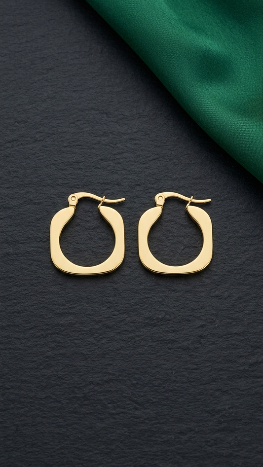 Sculpted Hoop Earrings