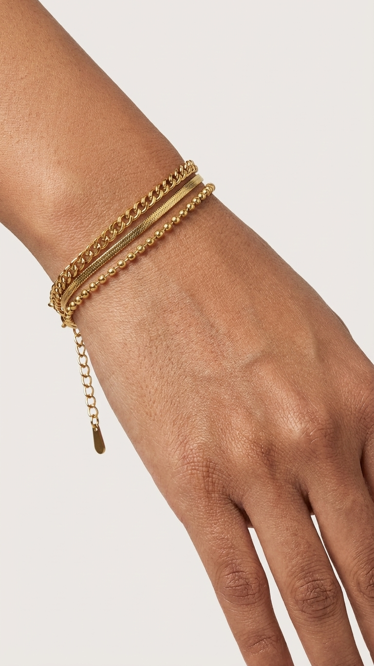Golden Trinity Bracelet