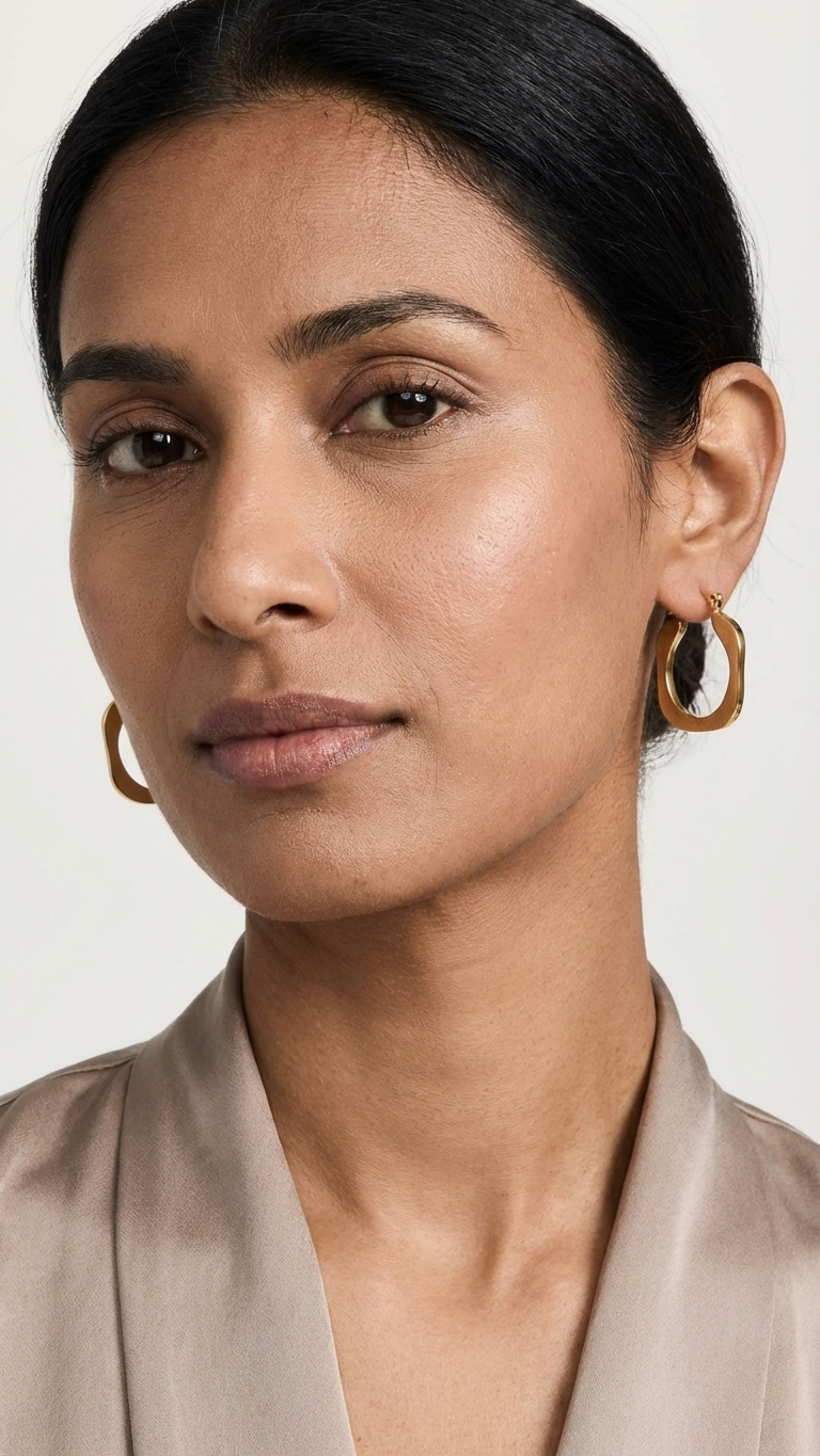 Sculpted Hoop Earrings