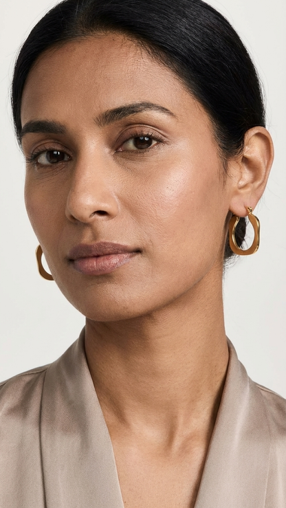 Sculpted Hoop Earrings