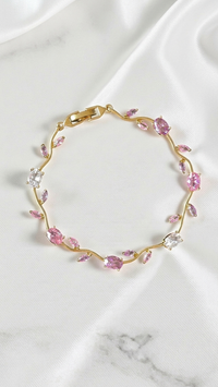 Golden Tulip Vine Bracelet