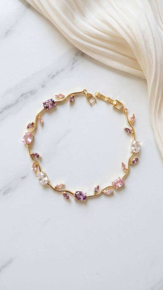 Lavender Blush Tulip Bracelet
