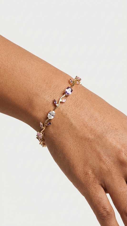 Lavender Blush Tulip Bracelet