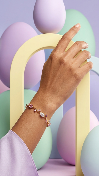 Lavender Blush Tulip Bracelet