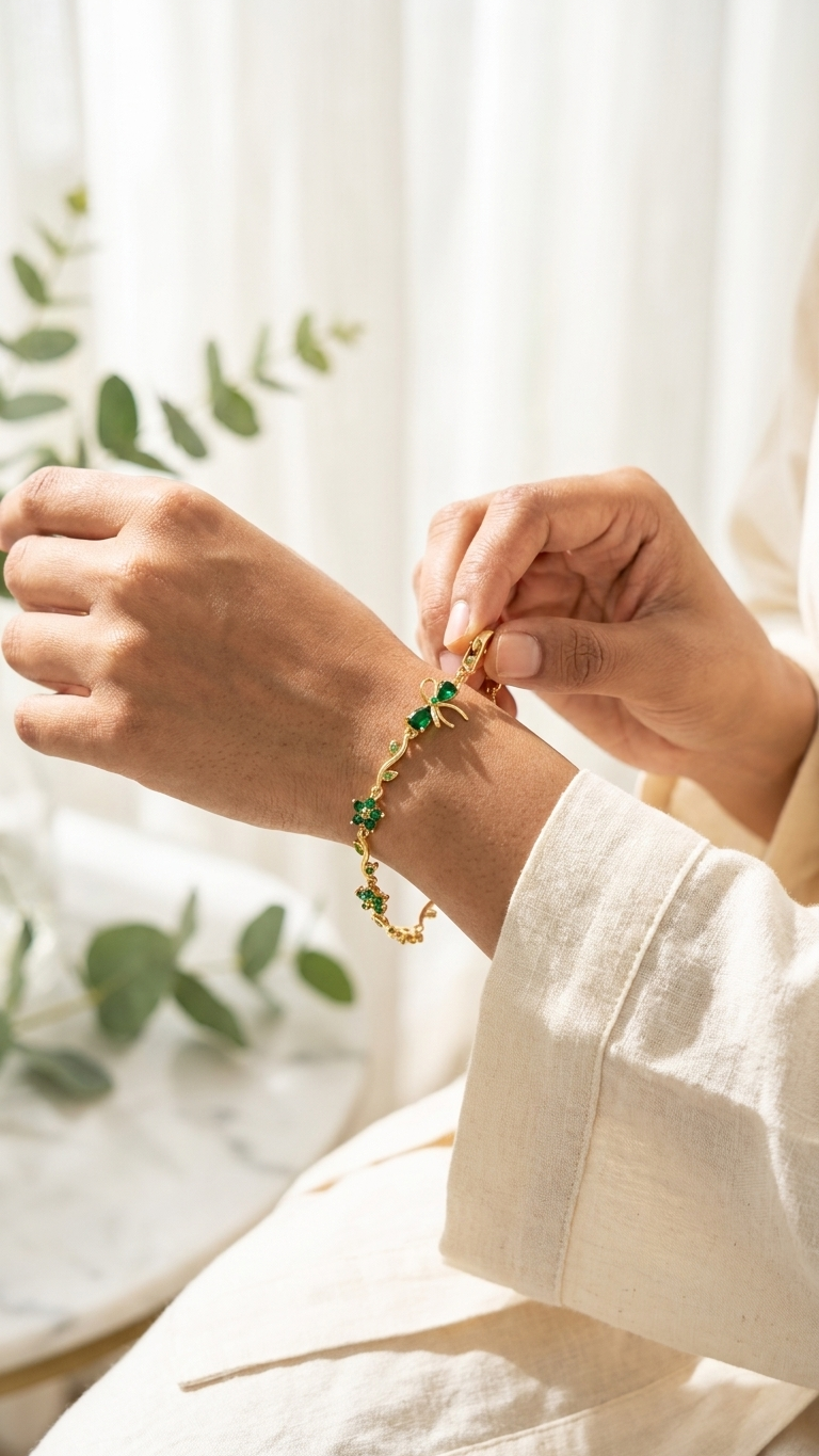 Green Tulip Grace Bracelet