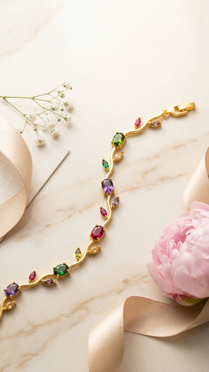 Aurora Tulip Vine Bracele