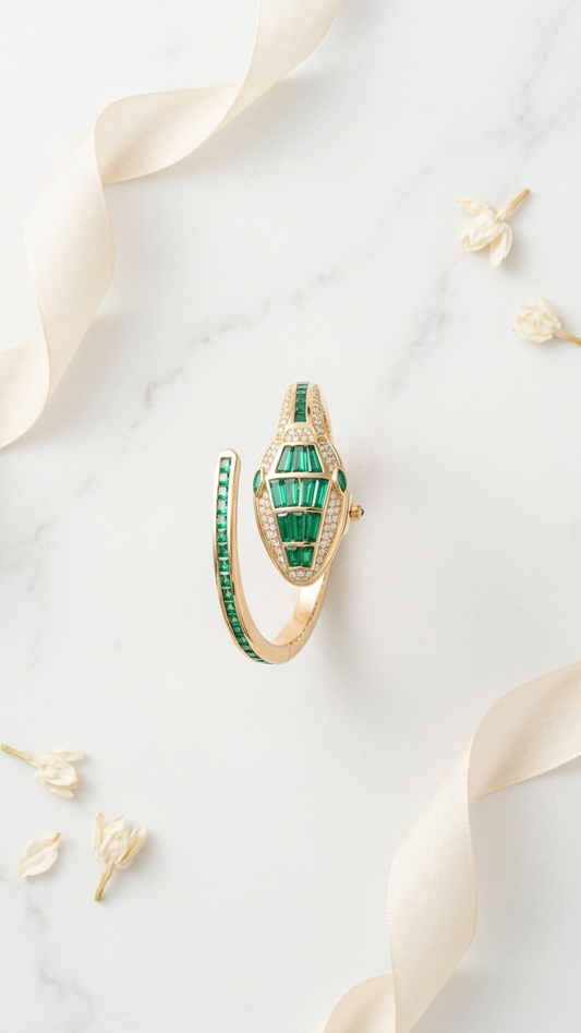 Emerald Serpentina Watch