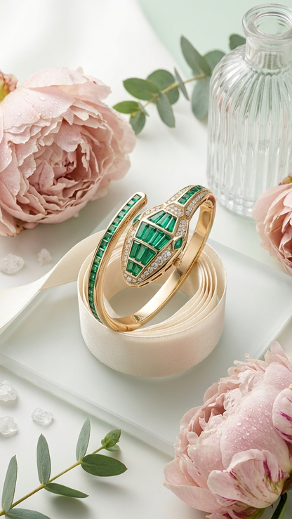 Emerald Serpentina Watch