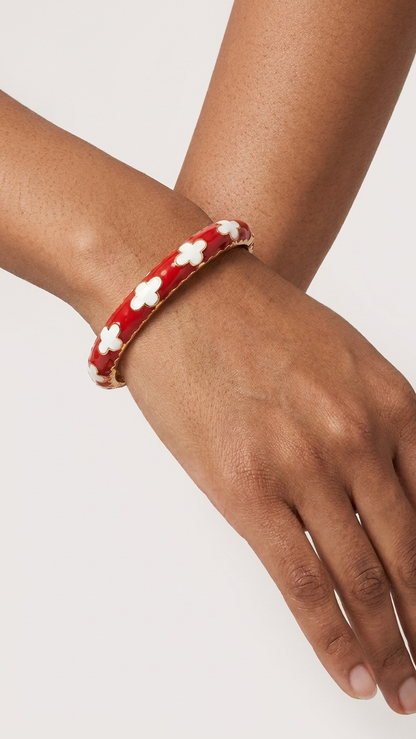 Ruby Clover Bangle