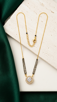 Diamond Bow Grace Mangalsutra