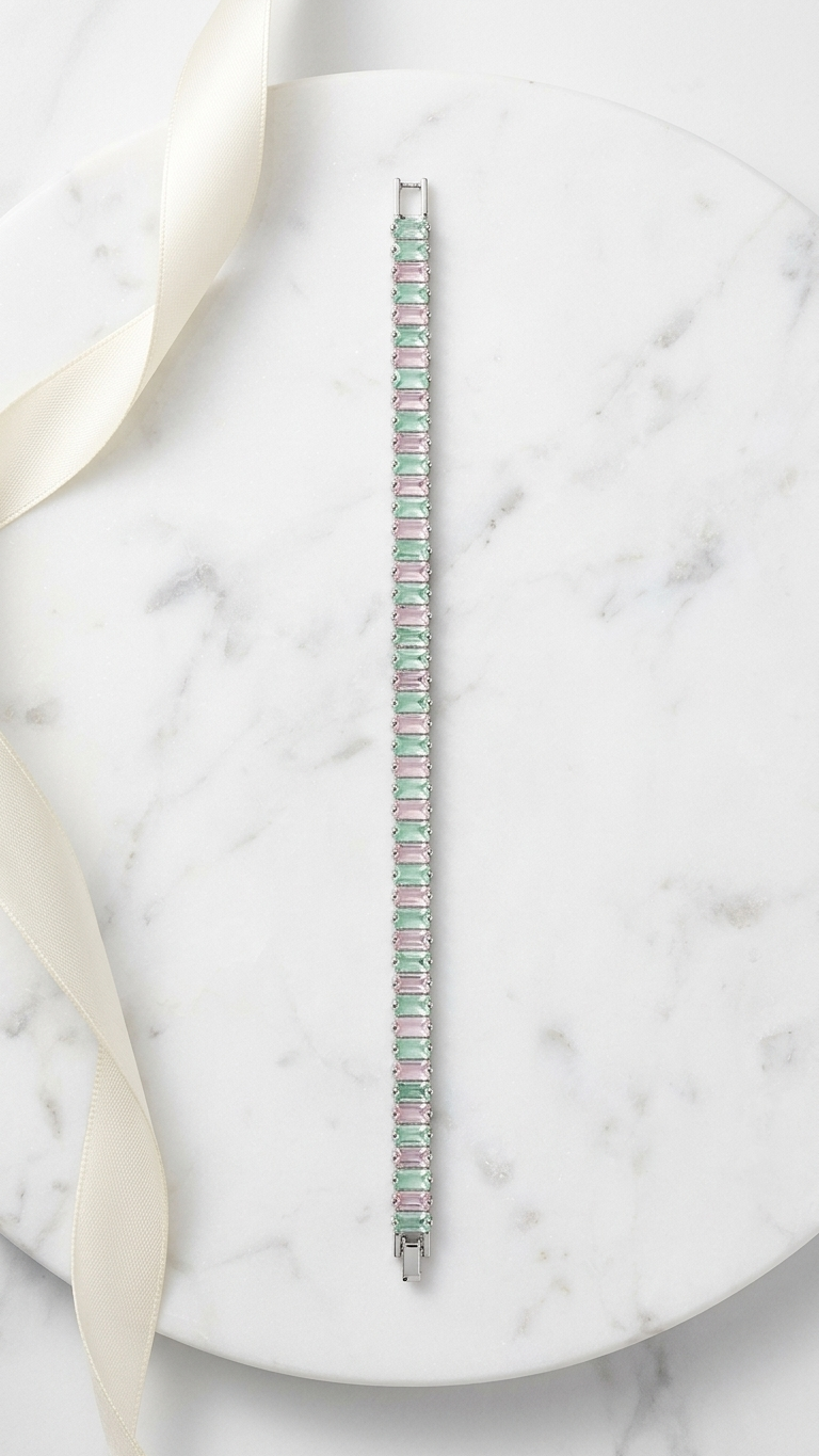 Pastel Symphony Tennis Bracelet