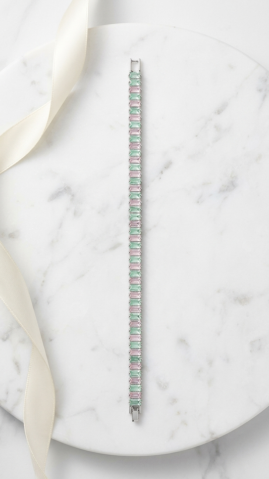 Pastel Symphony Tennis Bracelet
